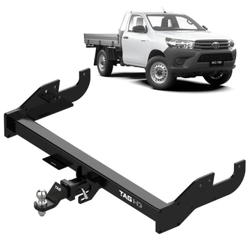 TAG Heavy Duty Towbar for Toyota Hilux with Extended Tray (04/05 - on) - Brixton 4x4 - Buy Online Now!